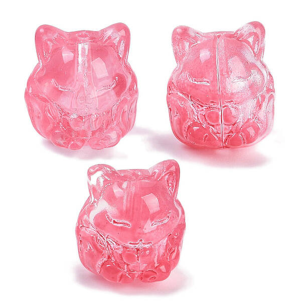 Transparent Spray Paint Glass Beads