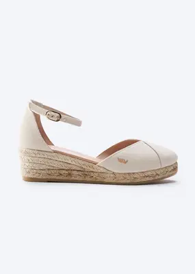 Formiga Canvas Espadrille Wedges | Color: Beige | Size: 10