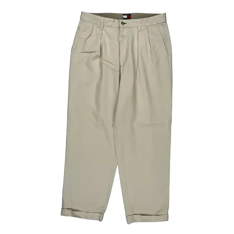 Tommy Hilfiger Chinos - 32W 29L Beige Cotton