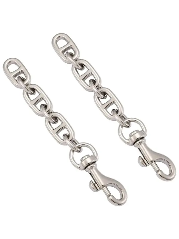 Chain Design Bag Strap (2pcs), Casual Solid Color Bag Strap for Crossbody Bag Handbag, Fashion Bag Accessories for Women & Me...