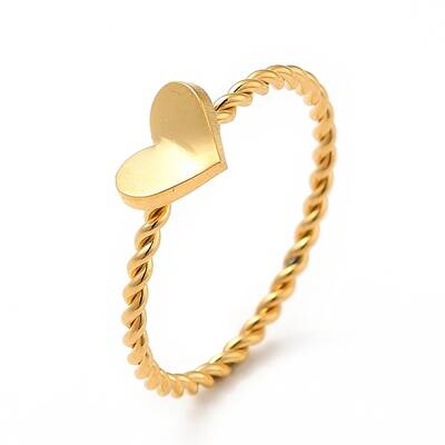 304 Stainless Steel Signet Finger Ring