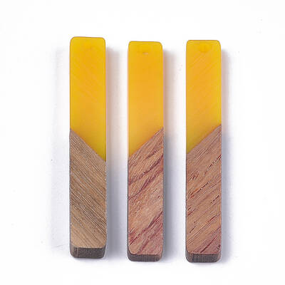 Resin & Walnut Wood Big Pendants