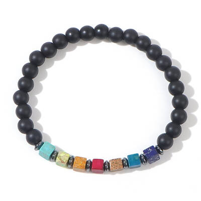 2024 Trendy Matte Bracelet with Emperor Glass Beads