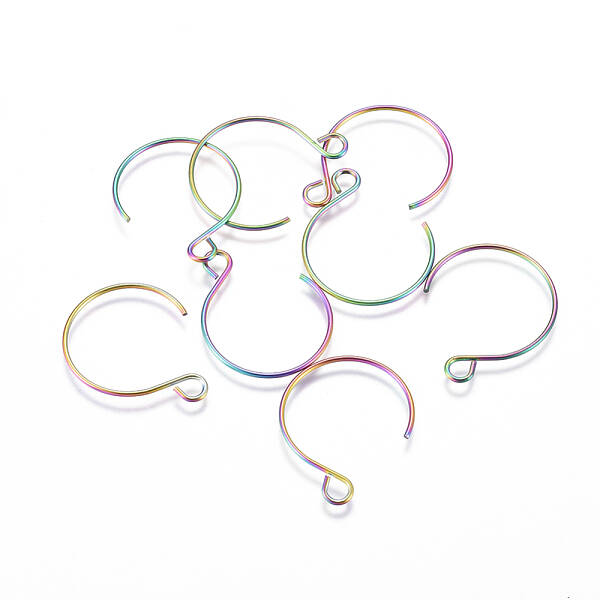 Ion Plating(IP) 304 Stainless Steel Earring Hooks