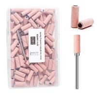 100pcs Nail Drill Bits，Electric Foot File Sanding Bands,240 Extra Fine Grit for Acrylic Nails, Cutics Gel Removal, Manicure...