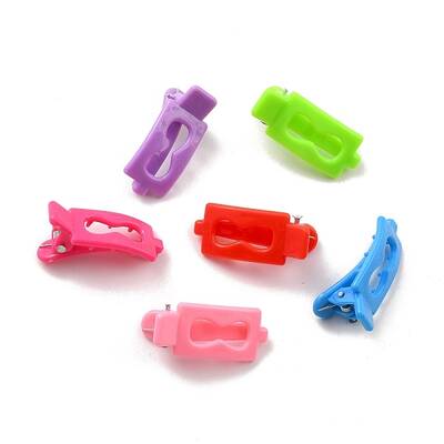 Plastic Alligator Hair Clip Findings