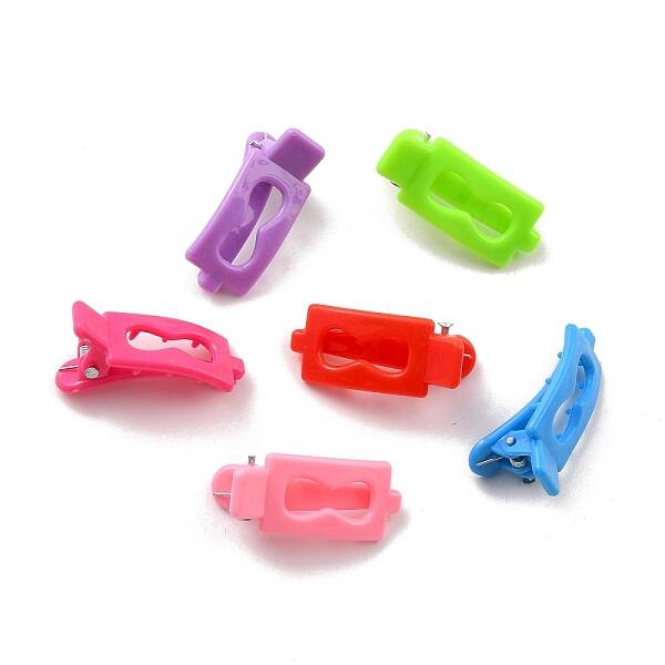 Plastic Alligator Hair Clip Findings