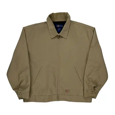 Dickies Jacket - XL Beige Polyester Blend
