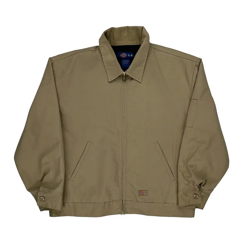 Dickies Jacket - XL Beige Polyester Blend