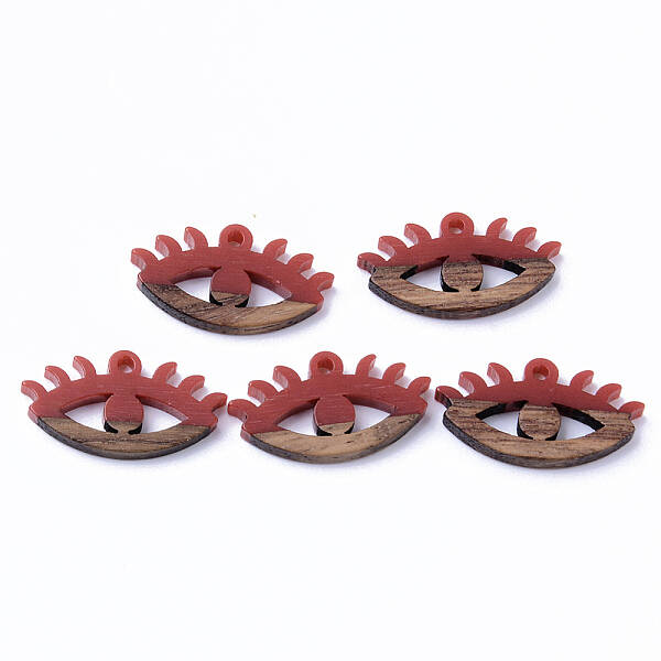 Resin & Walnut Wood Pendants