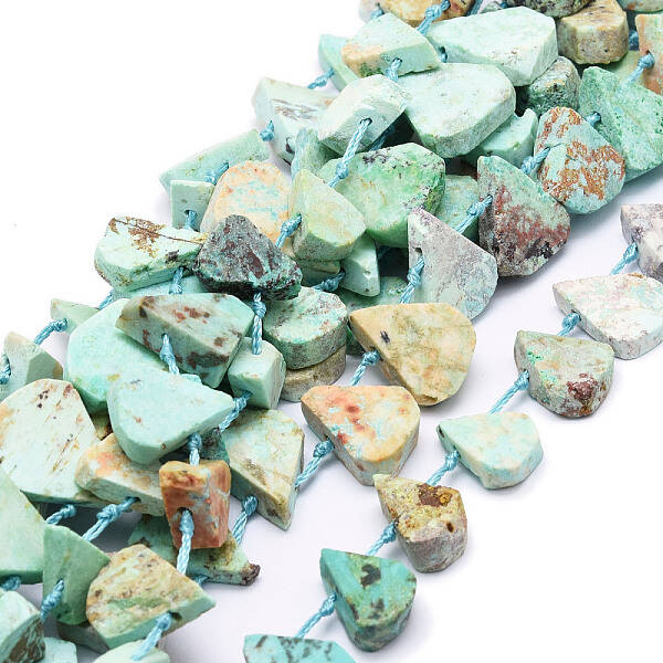 Natural Peruvian Turquoise(Jasper) Beads Strands