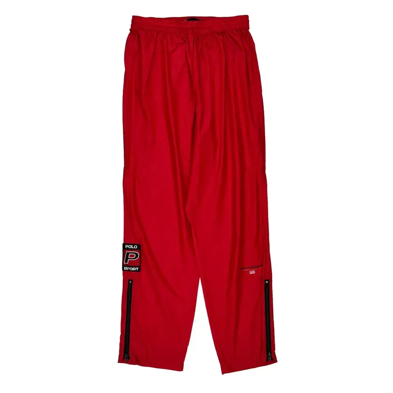 Polo Sport Tracksuit - Large Red Nylon