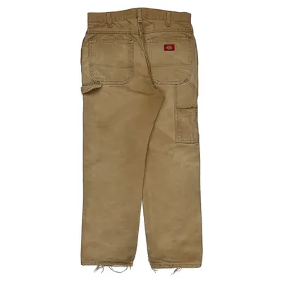 Dickies Carpenter Trousers - 34W 29L Brown Cotton | Size: 34″ waist