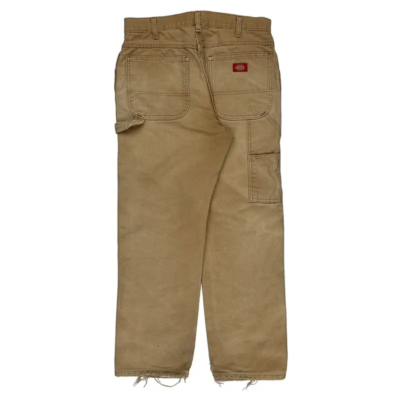 Dickies Carpenter Trousers - 34W 29L Brown Cotton | Size: 34″ waist