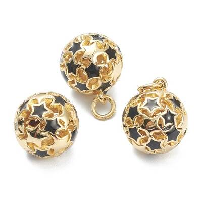Brass Enamel Charms