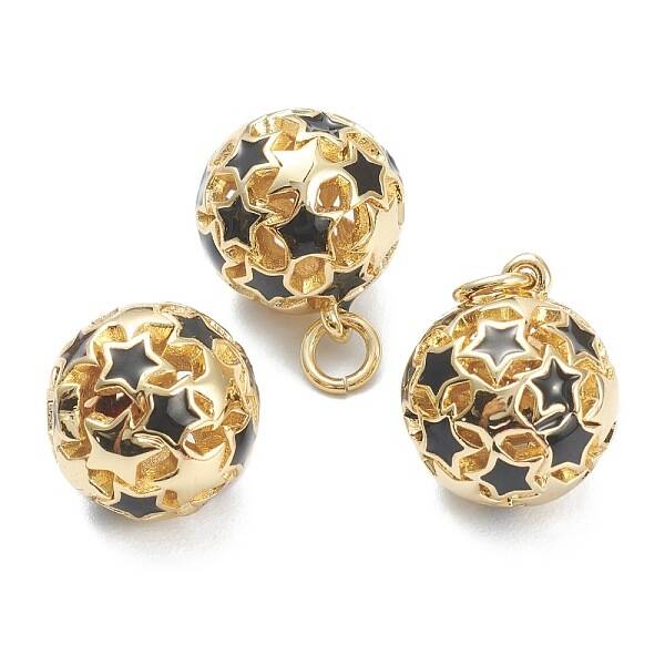 Brass Enamel Charms