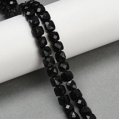 Natural Black Obsidian Beads Strands