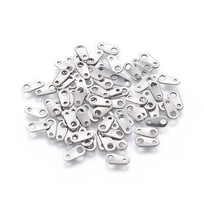 Tarnish Resistant 201 Stainless Steel Chain Tabs