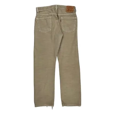 Levis Trousers - 32W 30L Brown Cotton