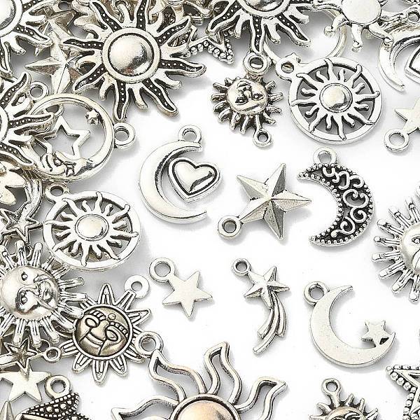 100G Tibetan Style Alloy Pendants
