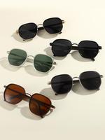 Modern Cool Unisex Classic Trendy Frames Sunglasses, Classic Shades, Trendy Casual Black Sunglasses for Everyday Use, Fashion...