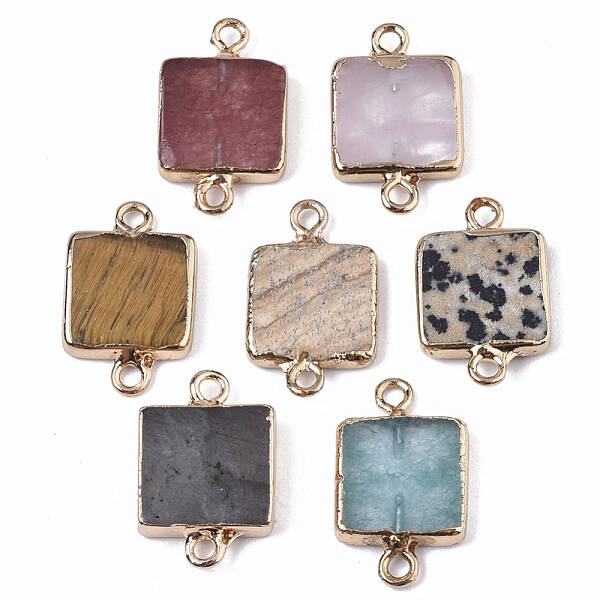 Natural Mixed Stone Links connectors