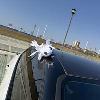 Chibi Toothless Car Ornament - Electric Motorcycle Toy & Roof Top Decor - Ultra Cute Plush Doll with Keychain - 3D Printed Au...