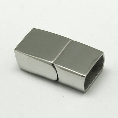 Tarnish Resistant 304 Stainless Steel Magnetic Clasps with Glue-in Ends