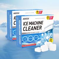 24-pack ice machine cleaner, descaling agent, citric acid formula, safe ingredients, suitable for ice machine cleaning, house...