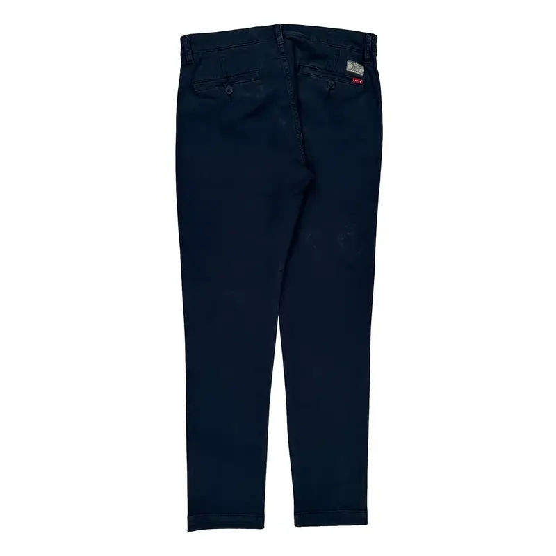 Levis Slim Chinos - 33W 31L Navy Cotton