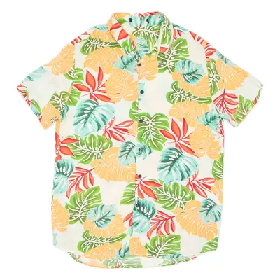 Mens Shirt Pink Floral M