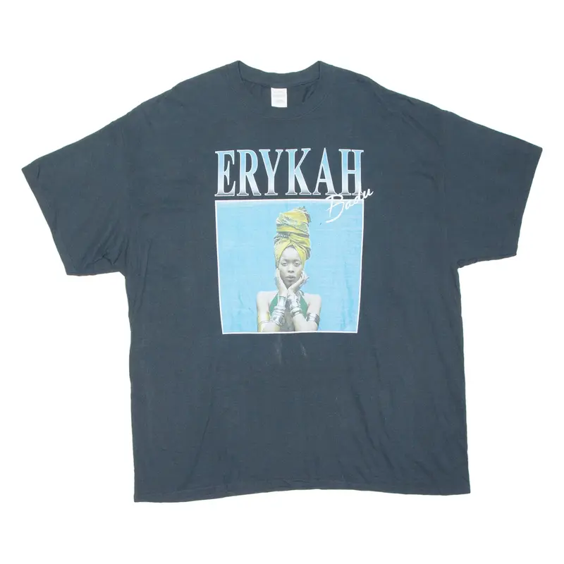 Erykah Badu Womens Band T-Shirt Black 2XL
