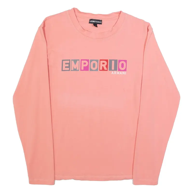 EMPORIO ARMANI Girls T-Shirt Pink S