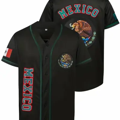 Unisex Adult Mexico Baseball Jersey