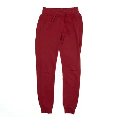 ADIDAS Joggers Red Tapered Womens UK 6 W29 L29