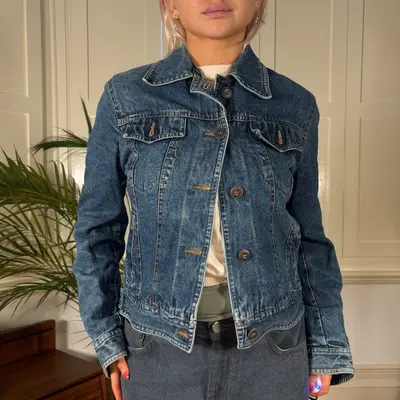 Onyx Denim Jacket - Small Blue Cotton
