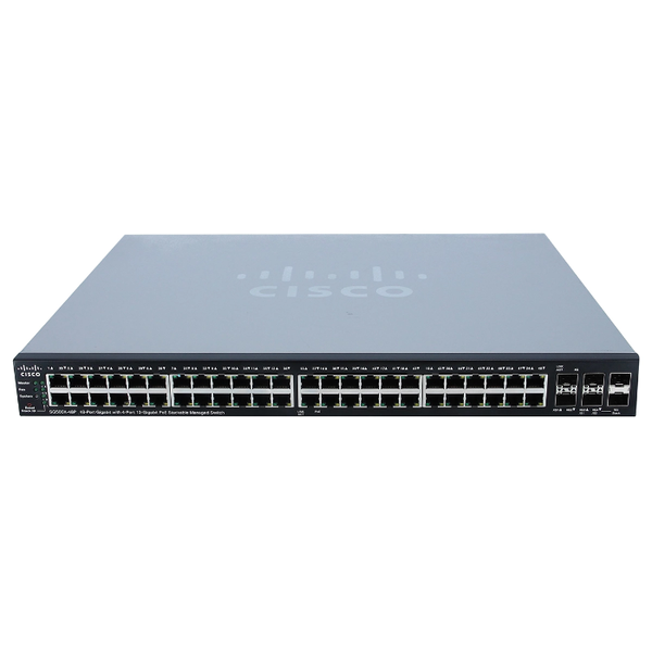 SG500X-48P-K9G5 Cisco SG500X-48P 48-Port + 6-Port SFP SFP+ L3 Switch