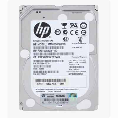 652747-001 HP 500GB 6Gb/s SAS 7200 2.5-Inch Hard Drive