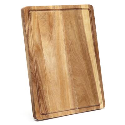 Garvee Acacia Wood Cutting Board 18x12 XL with Juice Groove, Durable Butcher Block, Smooth Surface, Versatile Kitchen Use