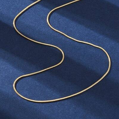 Long-Lasting Plated Brass Snake Chain Necklaces