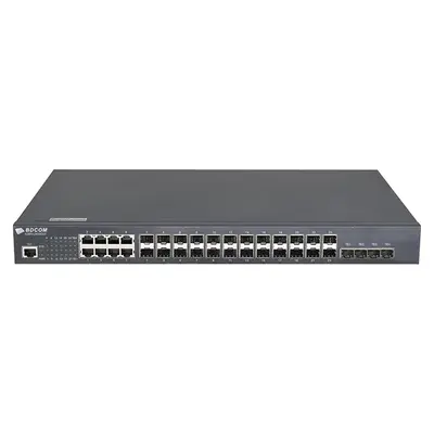 BDCOM S2900-24S8C4X-2AC | 16x Gigabit SFP with 8x RJ45/SFP Combo and 4x 10GbE SFP+ Ports Layer 3 Ethernet Switch