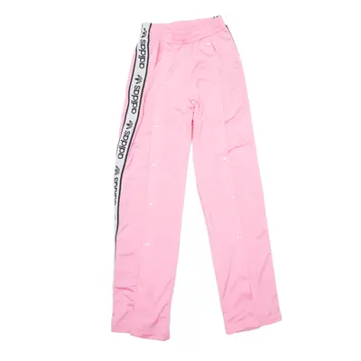 ADIDAS Popper Sweatpants Pink Straight Womens UK 6 W24 L30