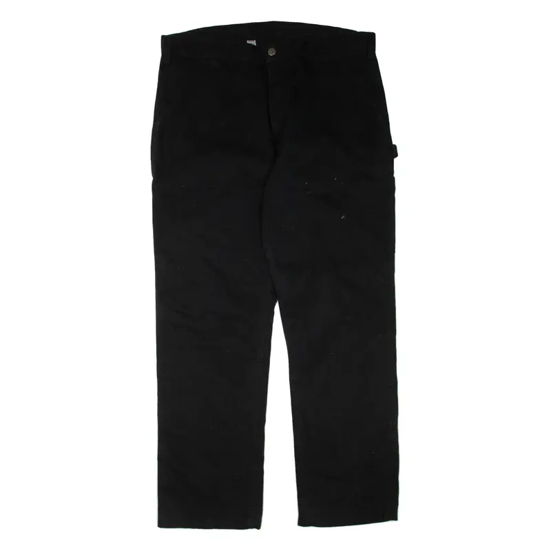 CARHARTT Cargo Mens Trousers Black Regular Straight W38 L32