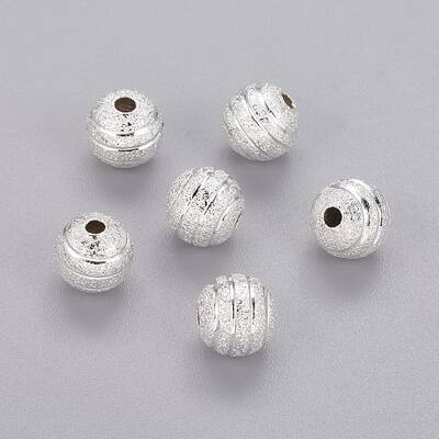 Brass Textured Beads