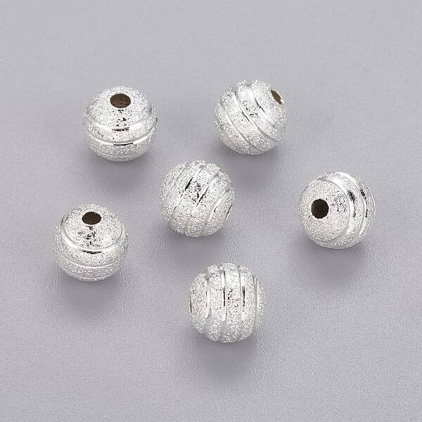 Brass Textured Beads