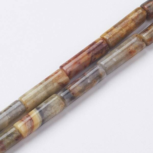 Natural Crazy Lace Agate Bead Strands
