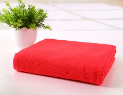 Microfiber towel | Color: Red | Size: 30X70cm