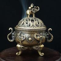 Elephant Design Incense Burner, 1 Count Creative Incense Burner, Home Decor Incense Burner, Meditation Incense Burner, Room D...