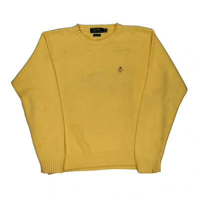 Ralph Lauren Jumper - Medium Yellow Cotton