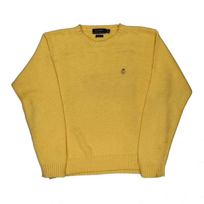 Ralph Lauren Jumper - Medium Yellow Cotton
